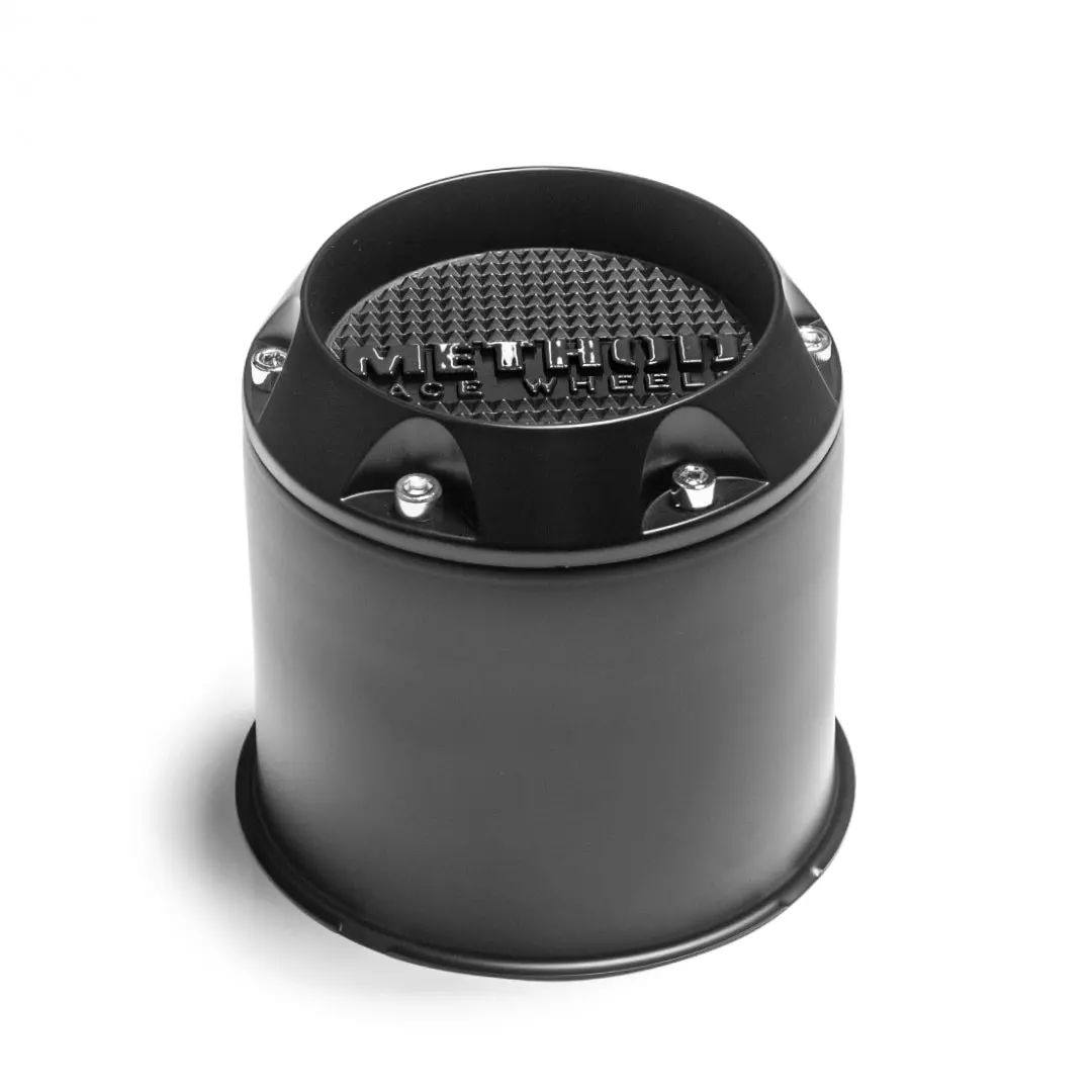 Center Cap | 8 Lug | Push-Through | Black 1