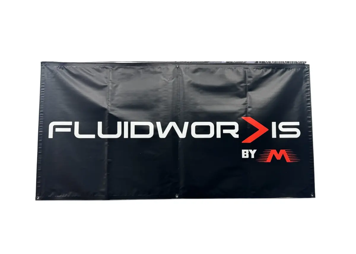 Fluidworks Shop Banner 3'X6' 1