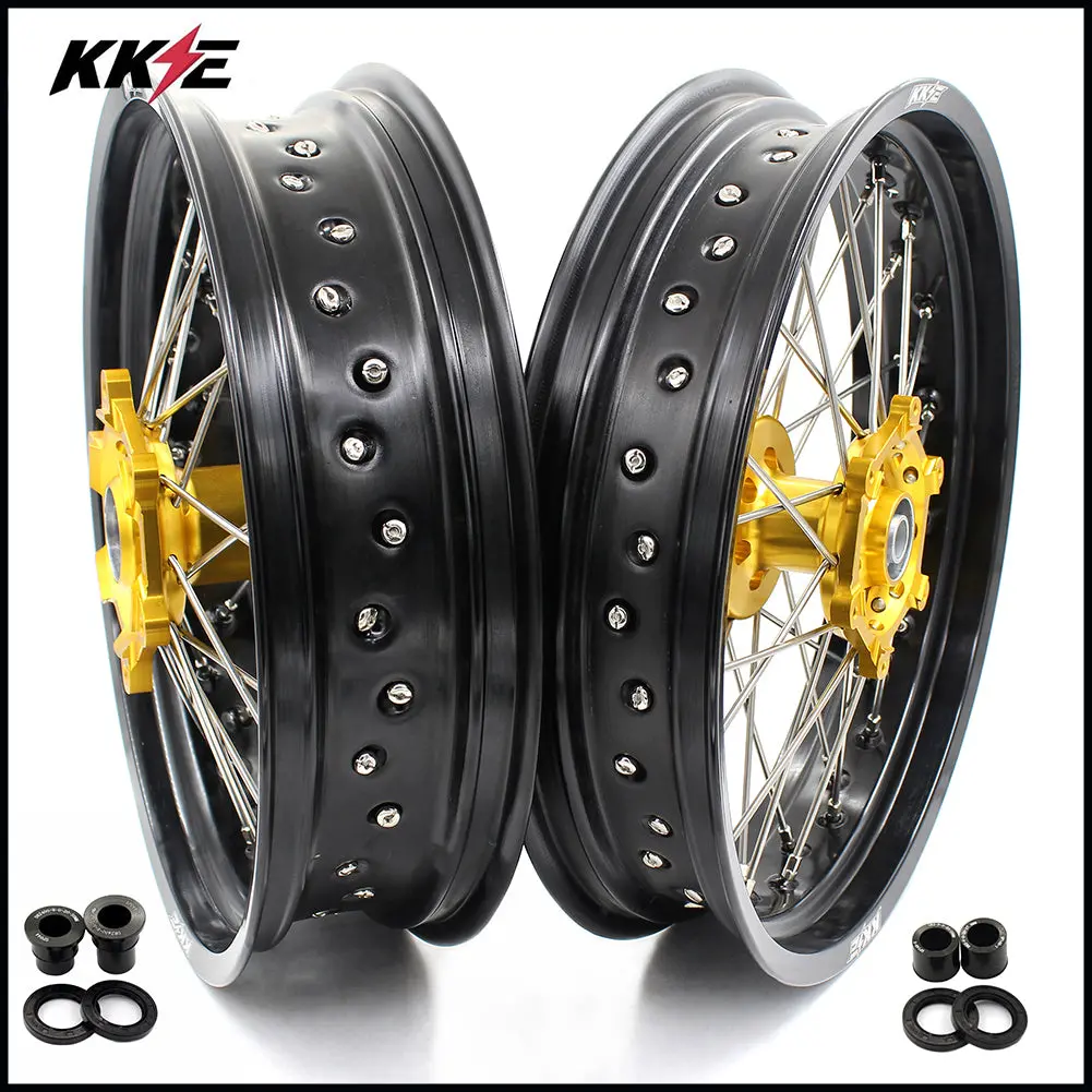 Kke 17Inch Supermoto Dirtbike Wheels For Suzuki Drz400sm 2005-2024 1