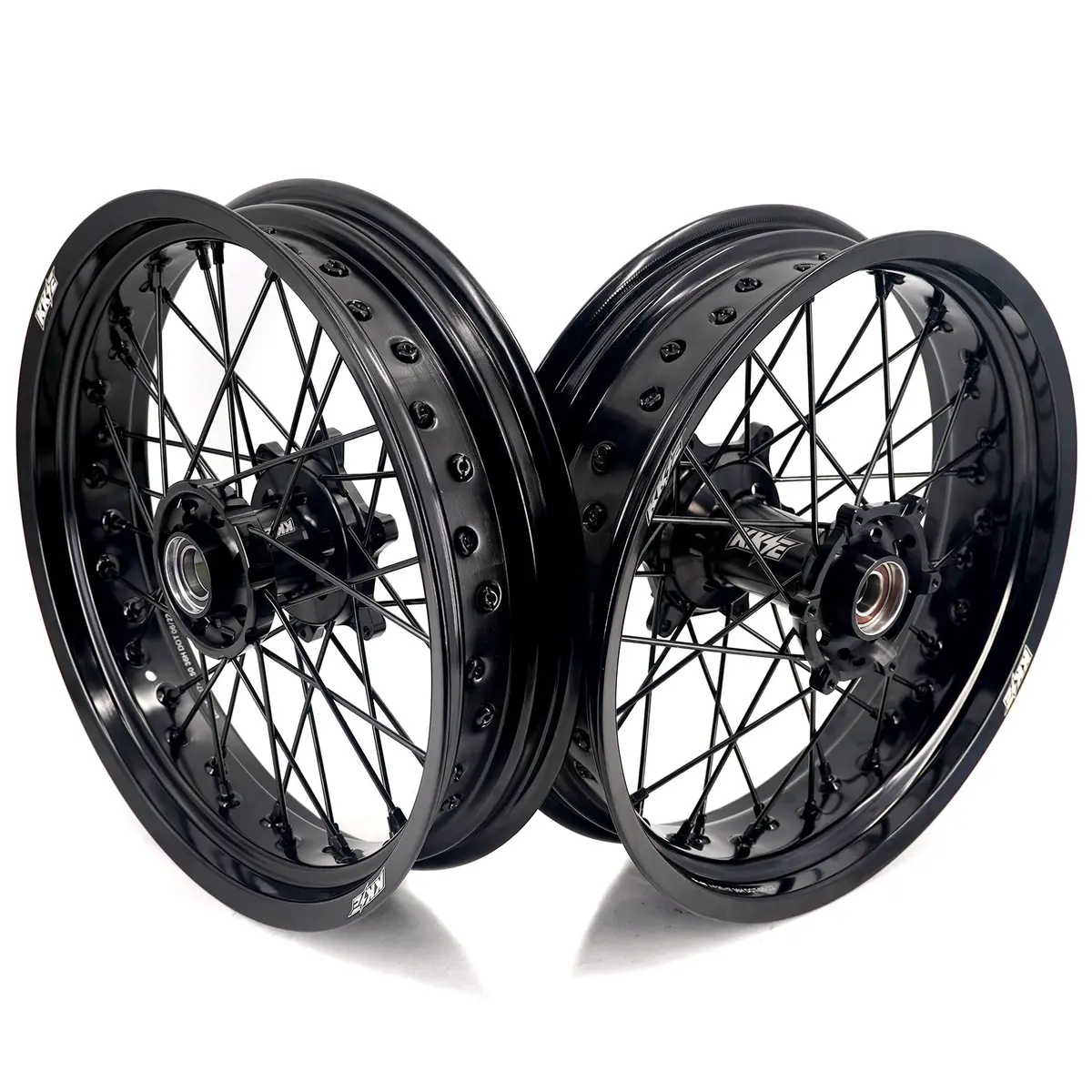 Kke 3.5/5.0*17" Supermoto Wheels Rims Fit Ktm Exc Excf Sx Sxf Xcw Xcf 125-530 2003-2025 2