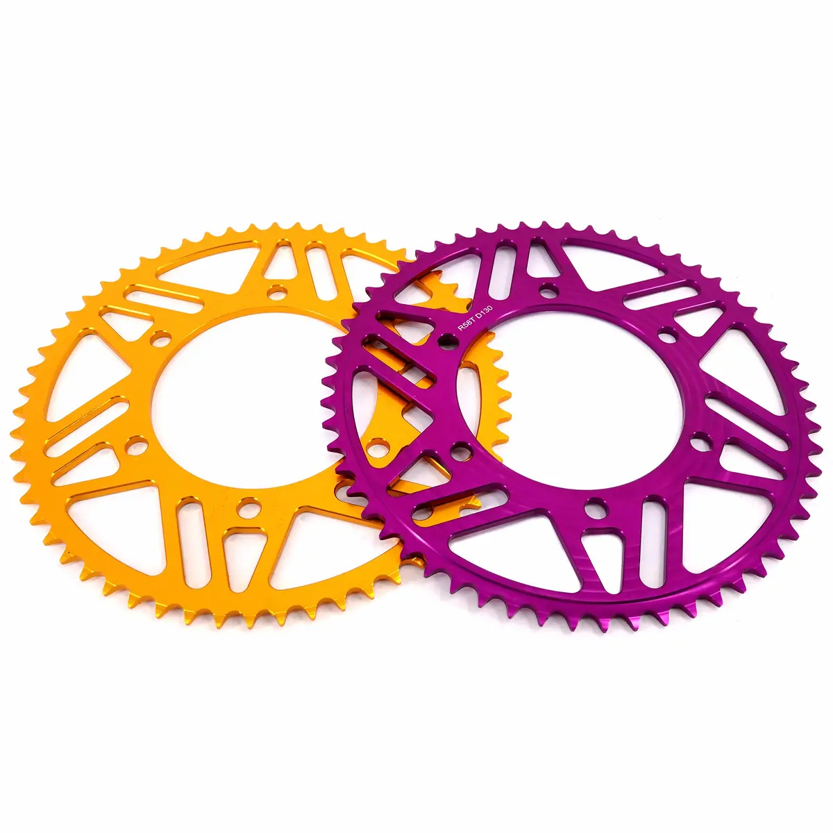 Kke Gold & Purple In 58T Sprocket For Yamaha Yzf R3/Abs Yzf R25/Abs Mt-03 Mt-25 2015-2022 1