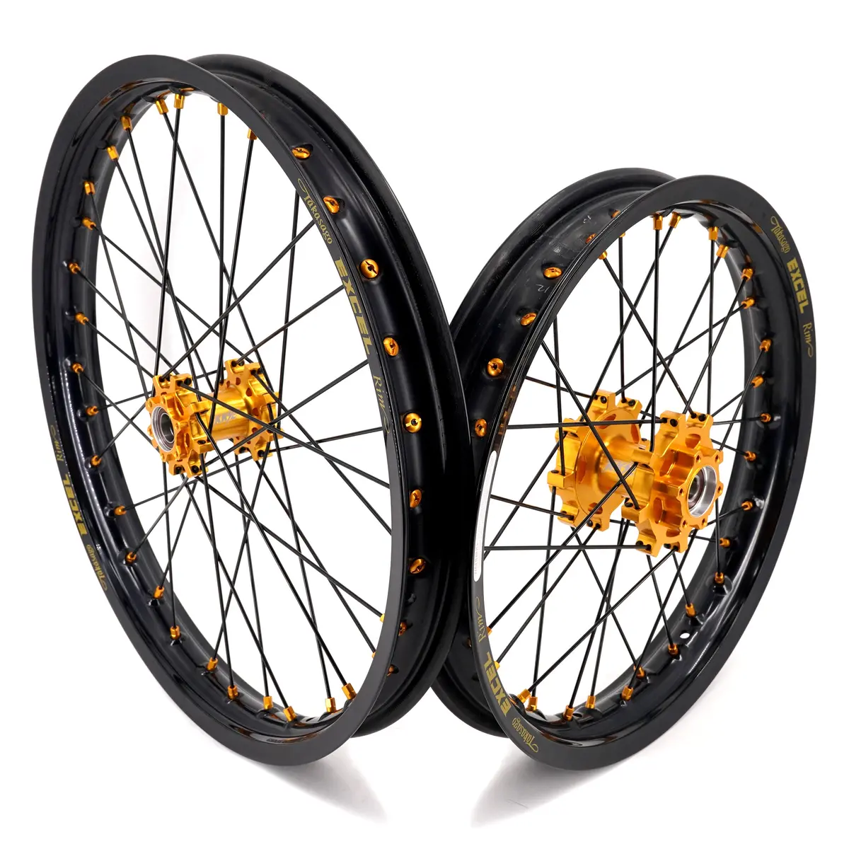 Us Stock Kke 1.6*19" & 1.85*16" E-Moto Wheels Takasago Excel Rims For E-Ride Pro-Ss 2024 Gold&Black 1