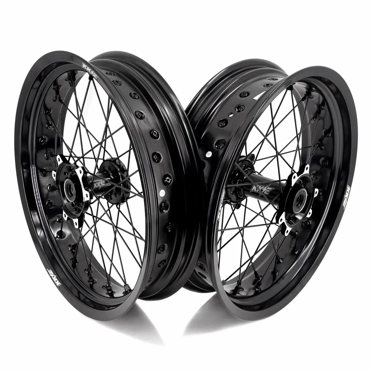 Kke Factory Stock Kke 3.5/4.25*17" Electric Supermoto All Black Wheels Rim Fit For Surron Ultra Bee 2023-2025 1