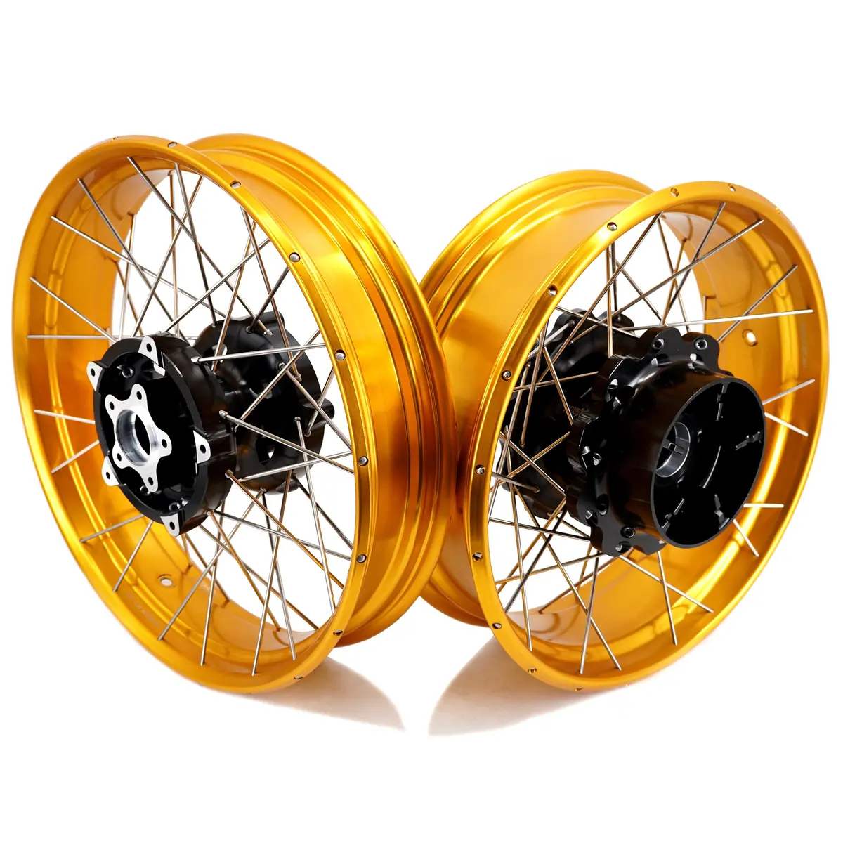 Kke 3.5*19'' & 5.0*18'' Tubeless Wheels Fit Harley Street Glide/Cvo 2024 Spoked Rims 1