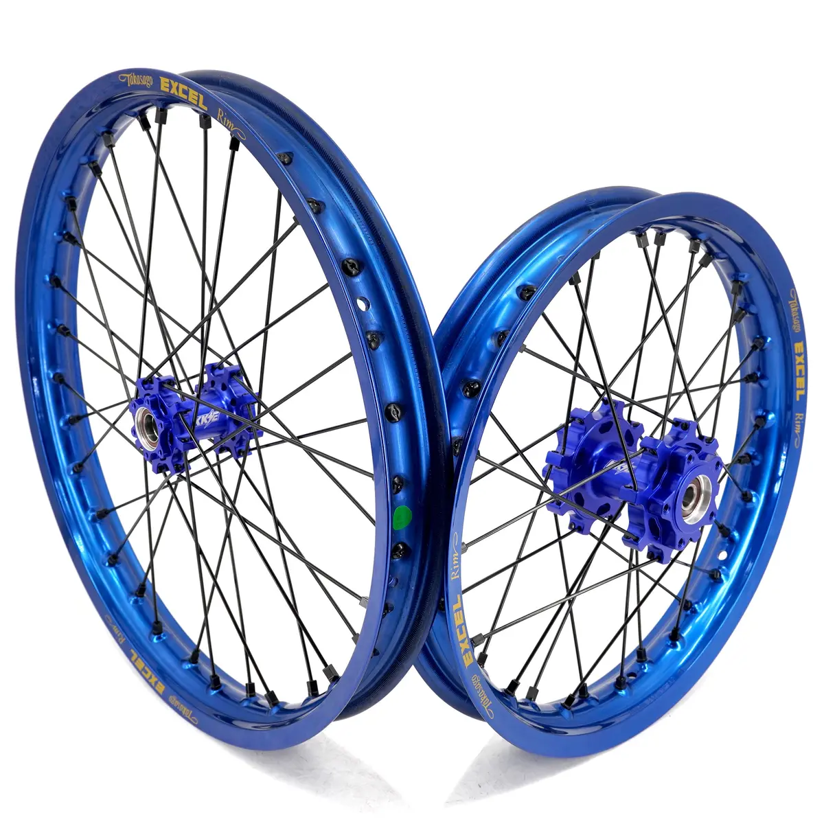 Us Stock Kke 19" 16" Spoke Alloy Wheels Fit Talaria Sting Mx3 / R Mx4 Electric E-Bike Blue Takasago Excel Rims 1
