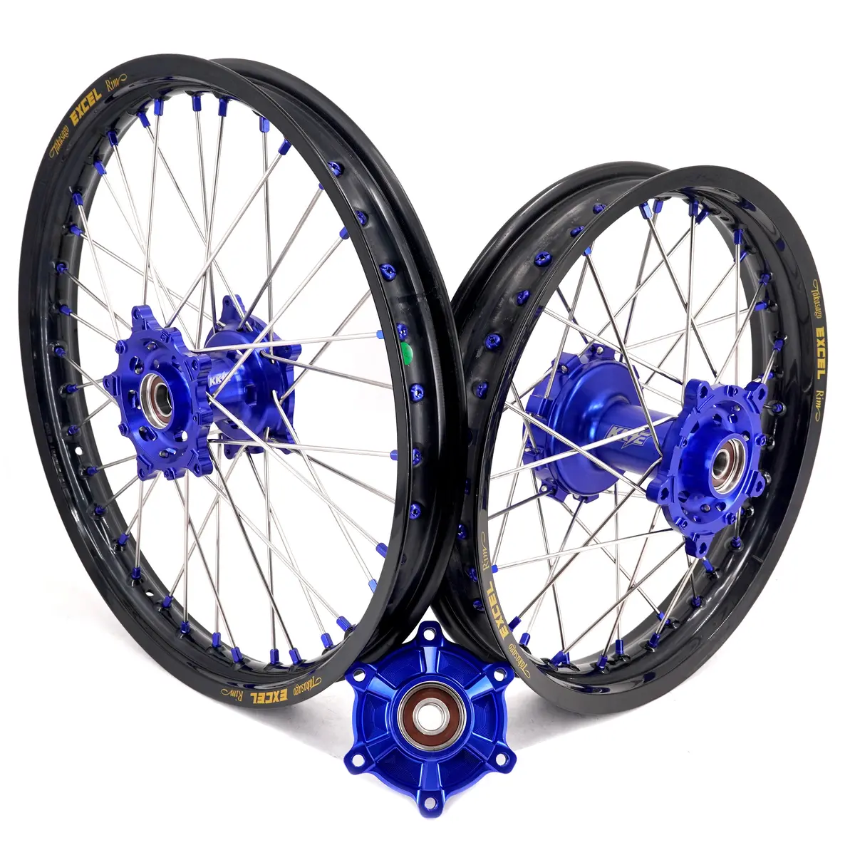 Kke 1.85*21 & 2.5*18 Motorcycle Tubed Spoke Wheels With Takasago Excel Rims Fit Yamaha Tenere 700 2019-2025 1