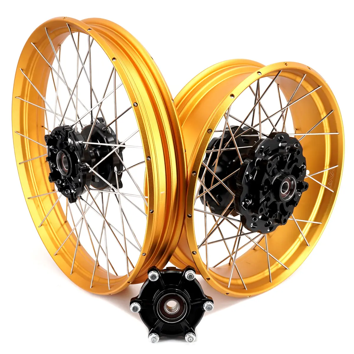 Pre-Order Vmx-Racing 21" 18" Tubeless Wheels Fit Yamaha Tenere 700 2019-2025 Gold Rims 1