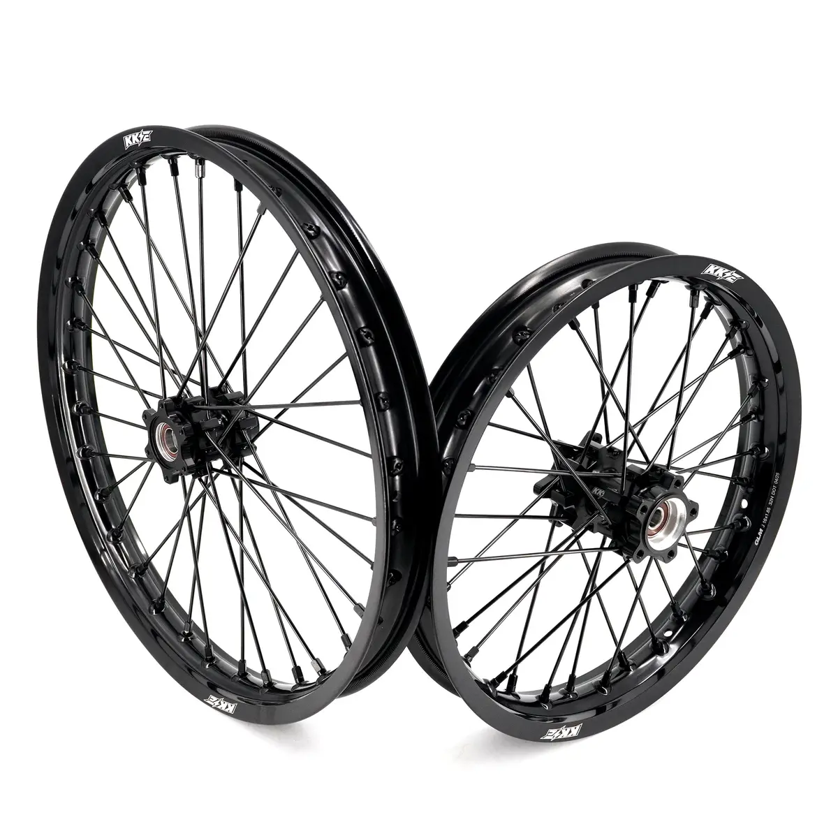 Kke Factory Stock 1.6*19" & 1.85*16" E-Moto Wheels Rims Fit E-Ride Pro-Ss 3.0/ E-Ride Pro Sr Black 1