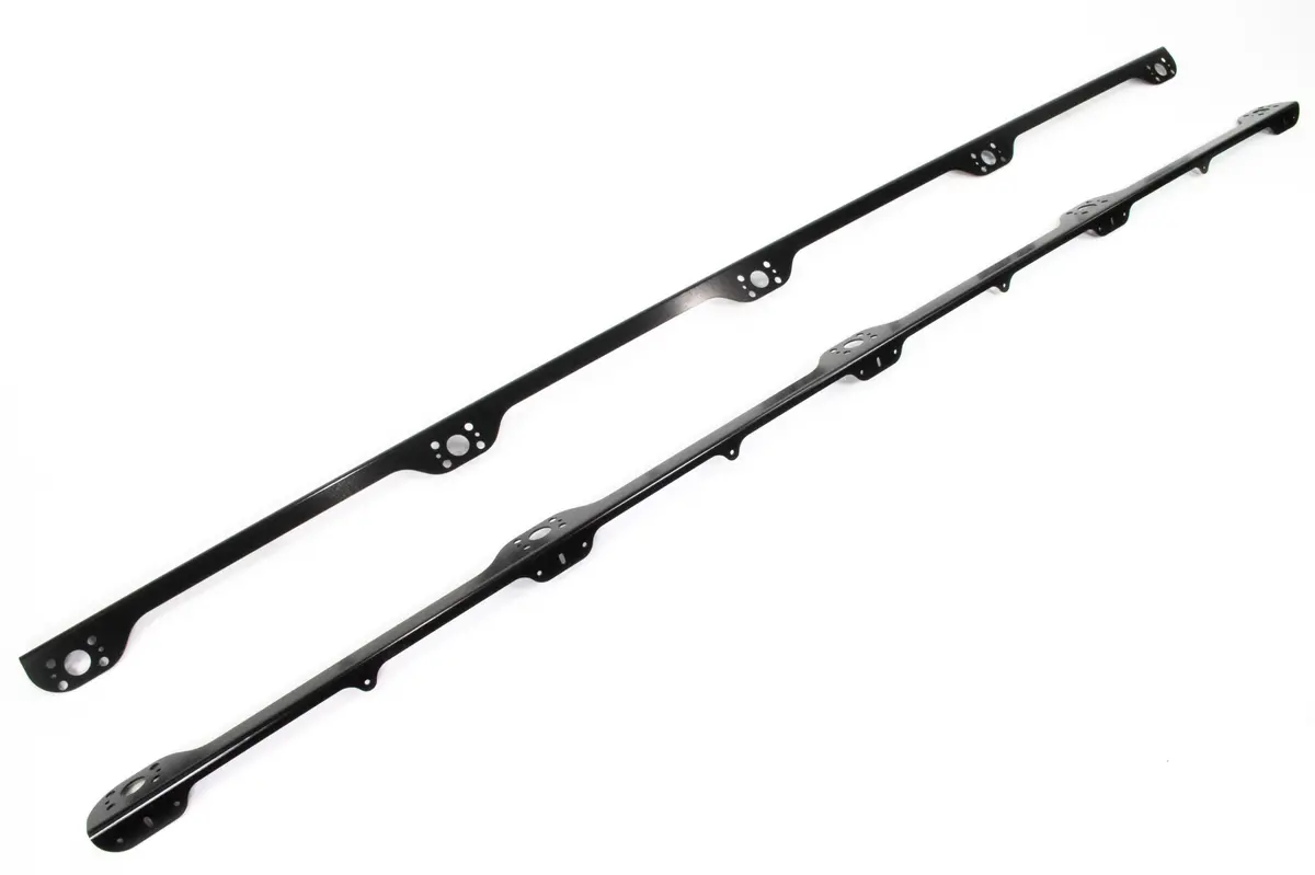 Motion Raceworks 1978-88 Gm G-Body Dzus Hood Rails (51") (Black Anodized) 1