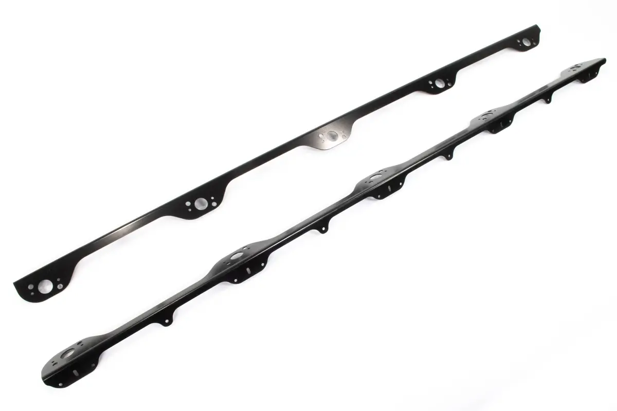 Motion Raceworks 1982-93 S10/Sonoma/Blazer Dzus Hood Rails (38.75") (Black Anodized) 1