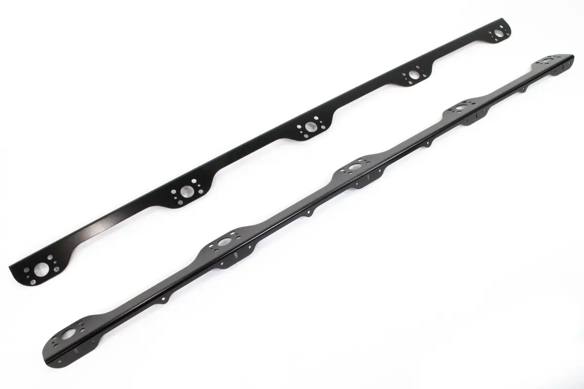 Motion Raceworks 1994-04 S10 S10/Sonoma/Blazer Dzus Hood Rails (34") (Black Anodized) 1