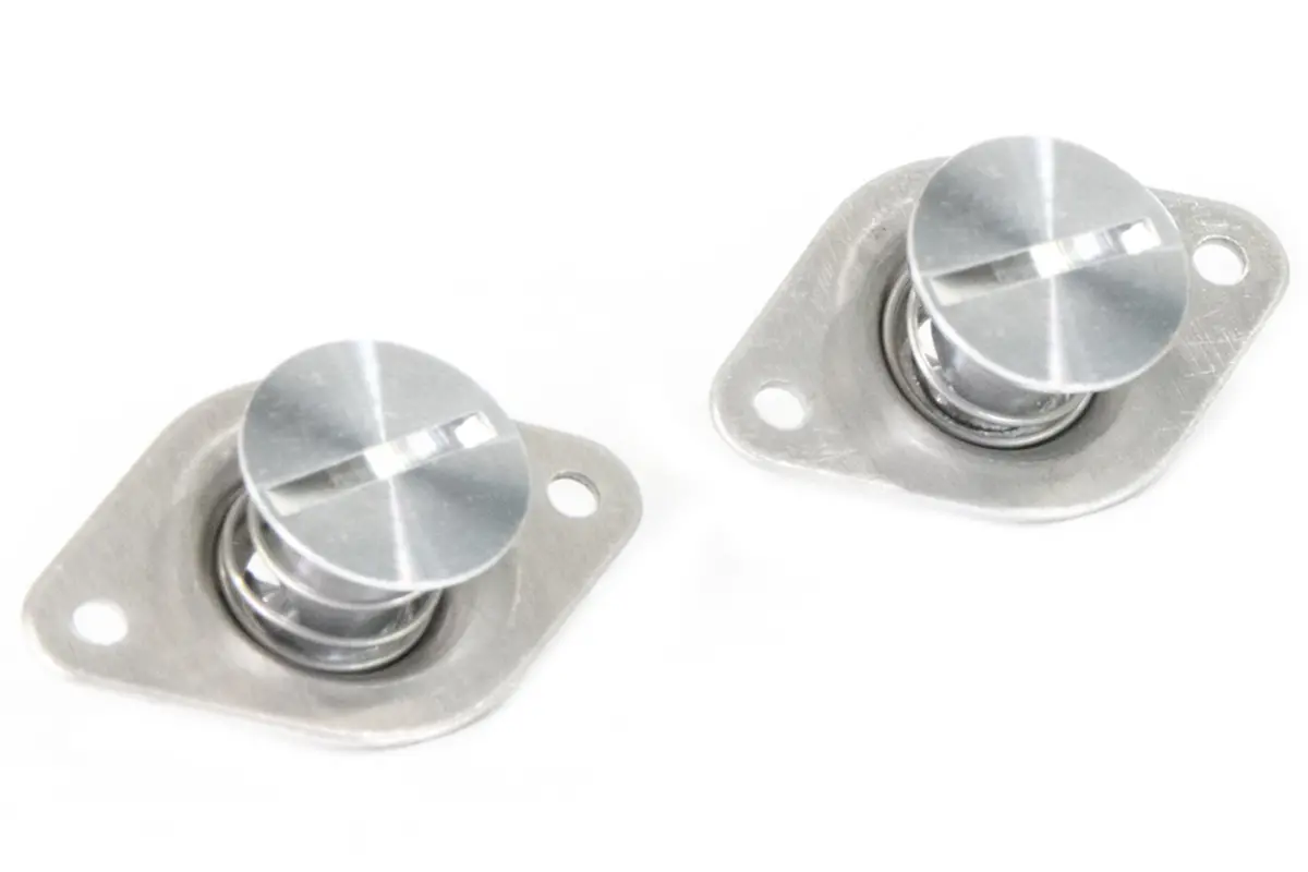 7/16 Bare Aluminum Dzus Fastener, Self Eject (2 Pack) 1