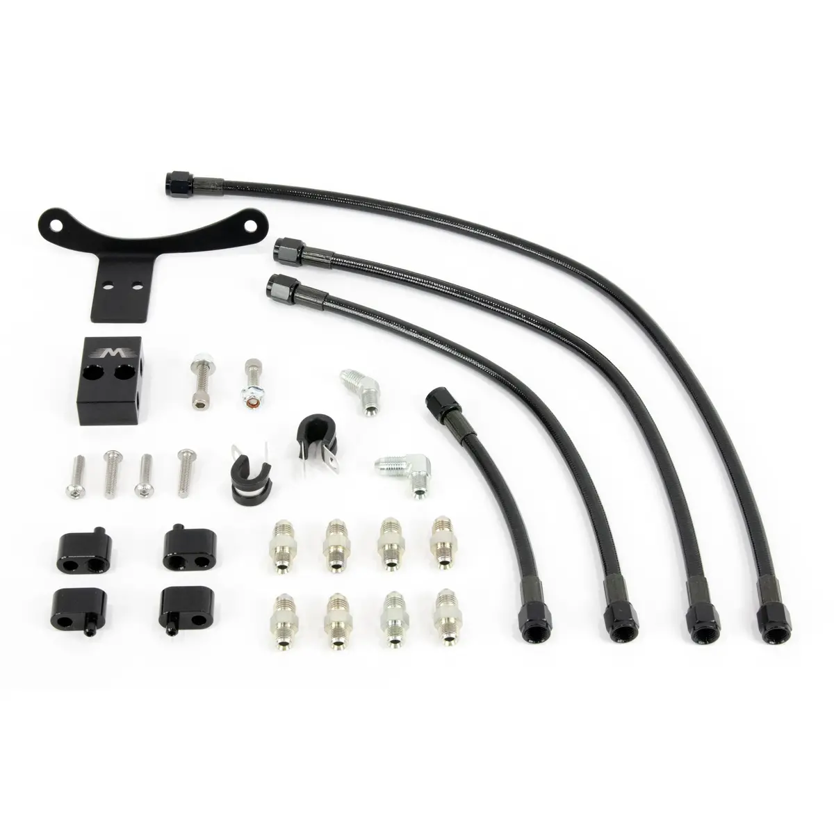 Motion Raceworks V2 Ls Flex Line Coolant Crossover Steam Kit For Low Pro Plastic Intakes 10-10006 1