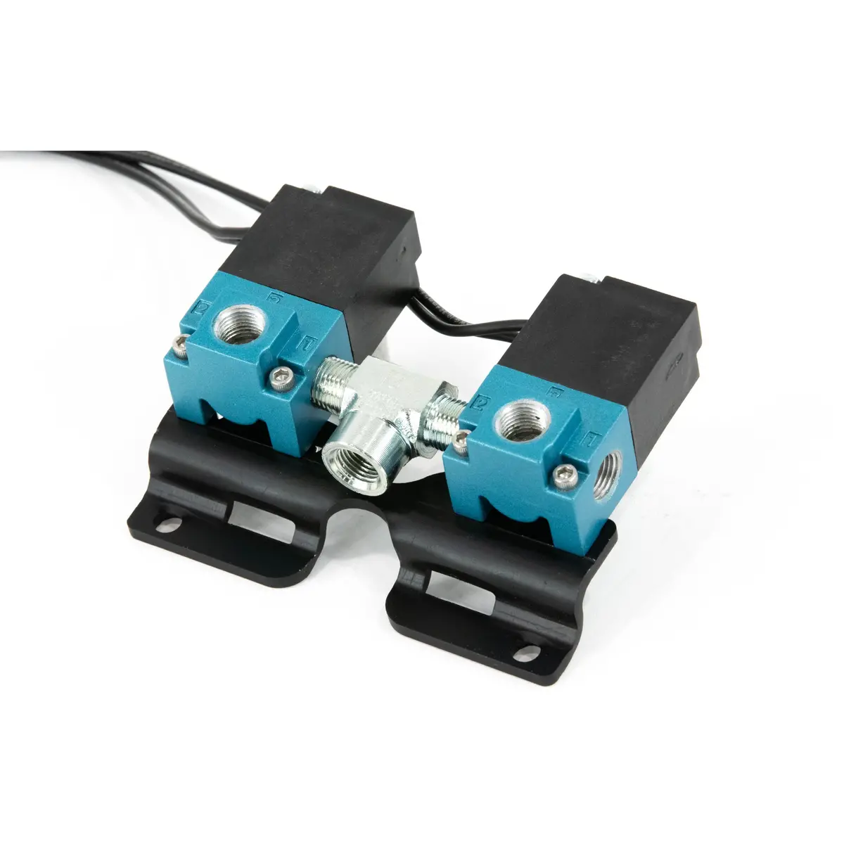 Mac Valve (Holley Co2 Boost Control Solenoid) Straight Solenoid Mounting Bracket 21-10006 1