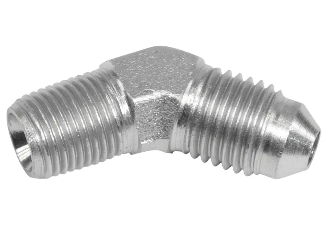 1/8" To 4An 45° Steel Fitting 1