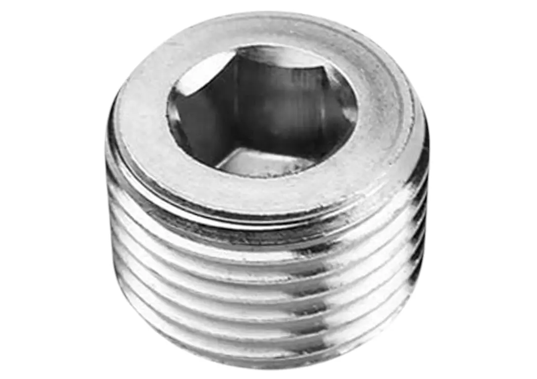 1/8" Npt Steel Port Plug Mild Steel Zinc Plated 34-00040 1