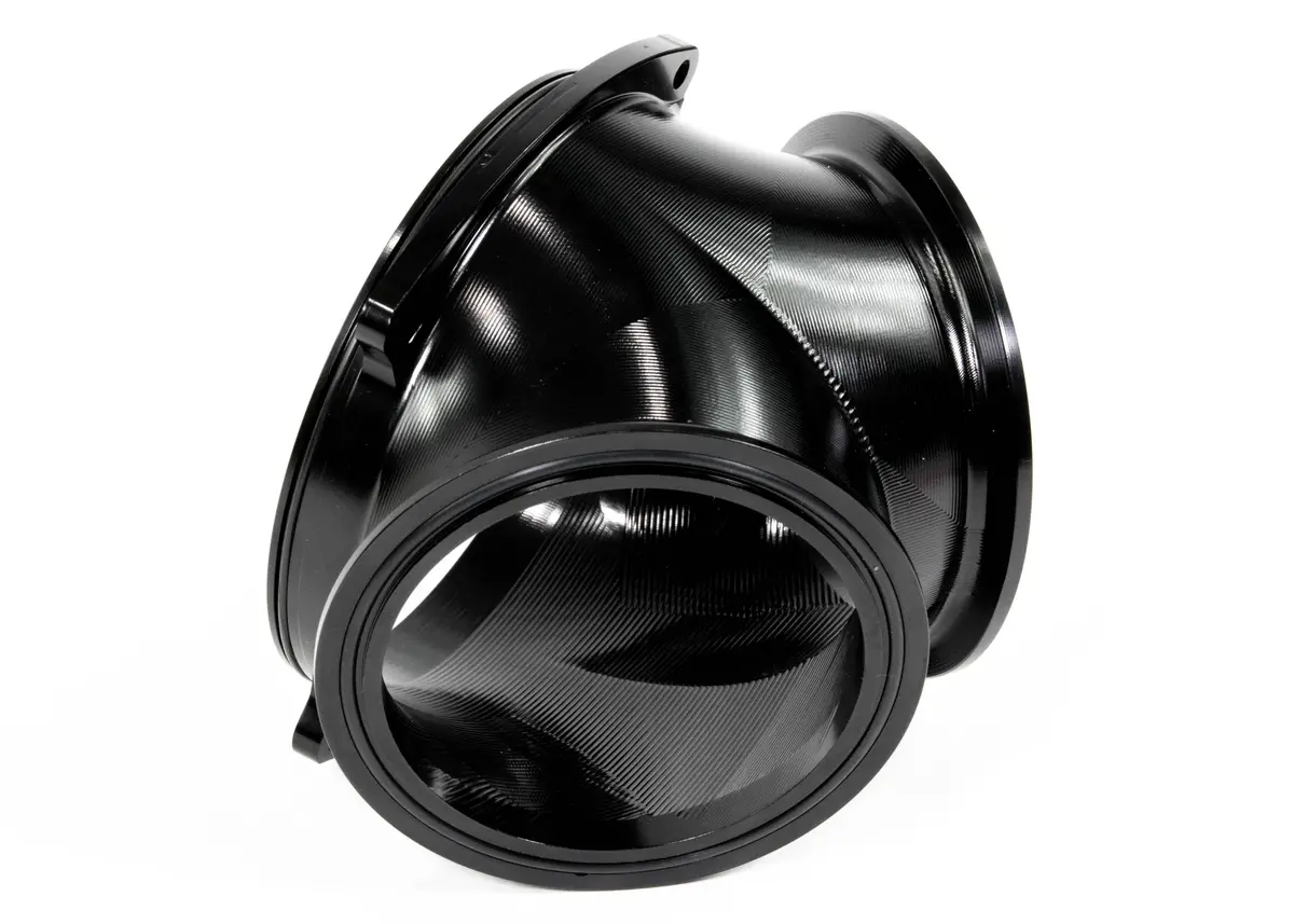 Attachment Only Billet Y W/ 3" V-Bands For Icon 92Mm 10-13014Blk 1