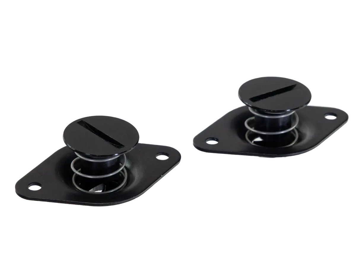 7/16 Black Anodized Dzus Fastener, Self Eject (2 Pack) 1