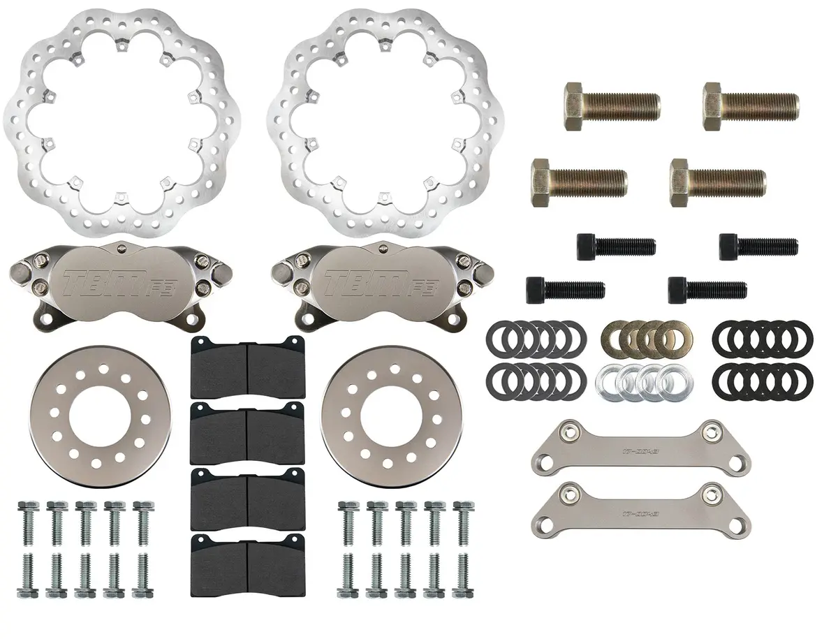 2011-2025 F-150 2Wd/4Wd F3 Medium Duty Front Drag Racing Brakes 6 Lug 001-0329-1 2