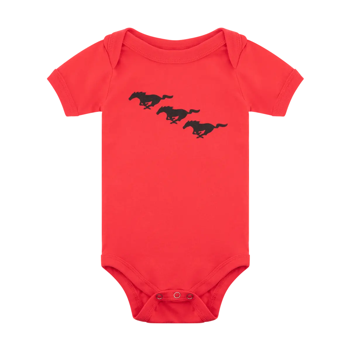 Ford Mustang Red Baby Onesie 1