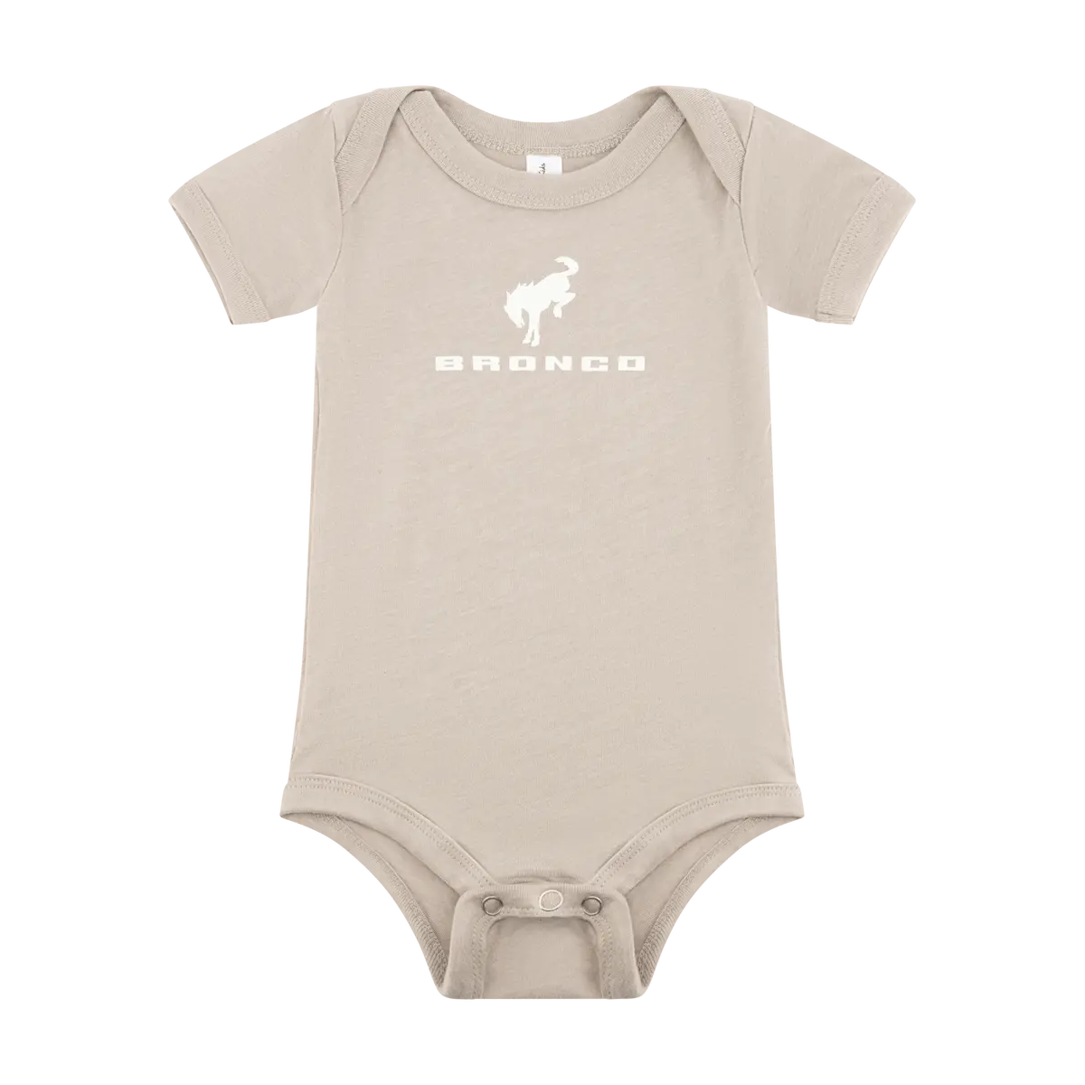 Ford Bronco Heather Stone Gray Baby Onesie 1