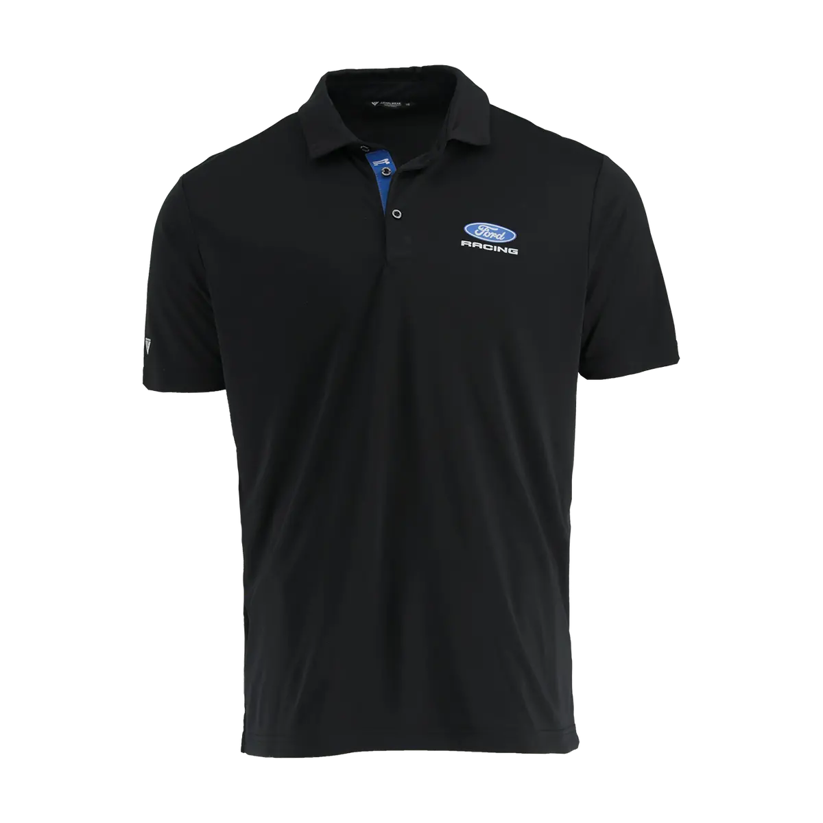 Ford Racing Logo Mens Black Polo Shirt 1