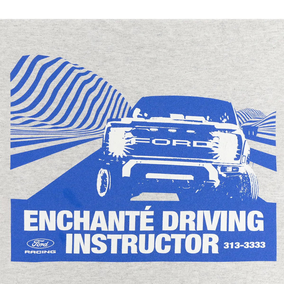 Ford Racing X Enchanté Mens Driving Instructor Graphic T-Shirt 3
