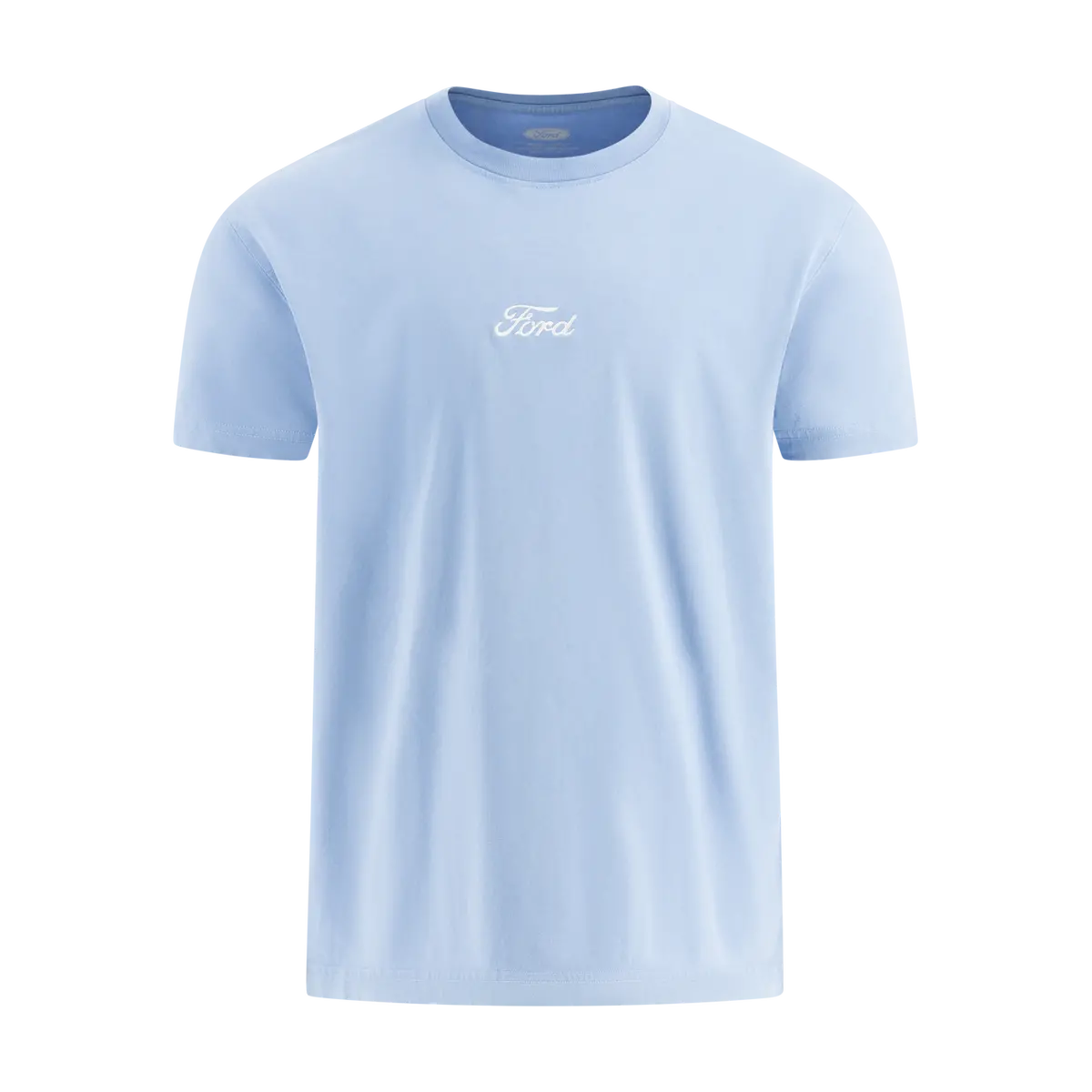 Ford Script Mens Light Blue T-Shirt 1