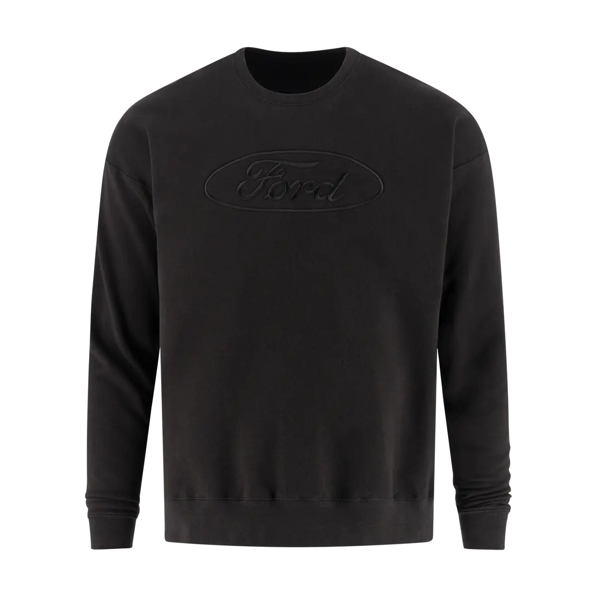 Ford Oval Black Crewneck Sweatshirt 1
