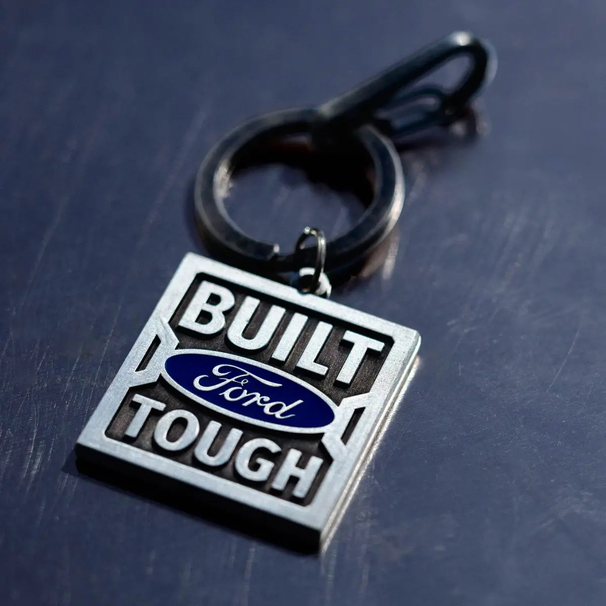 Ford Trucks Built Ford Tough Logo Keychain 2