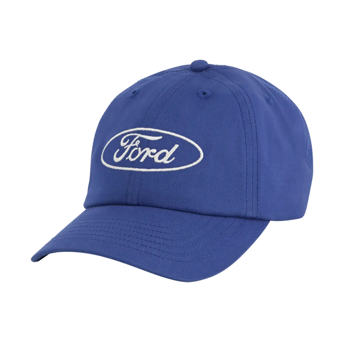 Ford Oval Logo Embroidered Blue Slide Back Hat 1