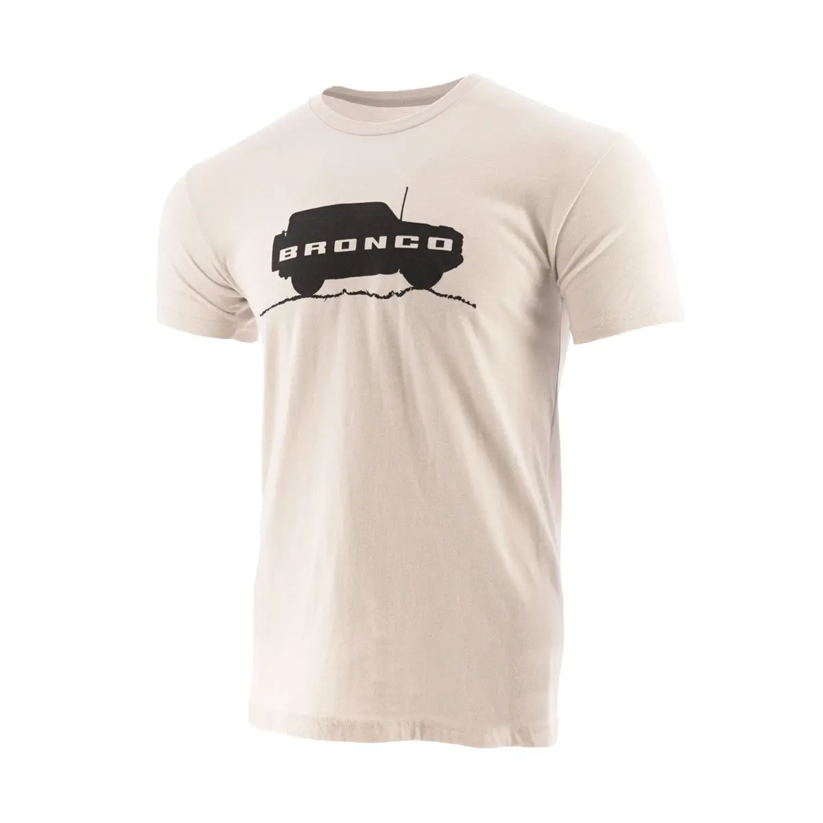 Ford Bronco Mens Cream Off Road Short Sleeve T-Shirt 1