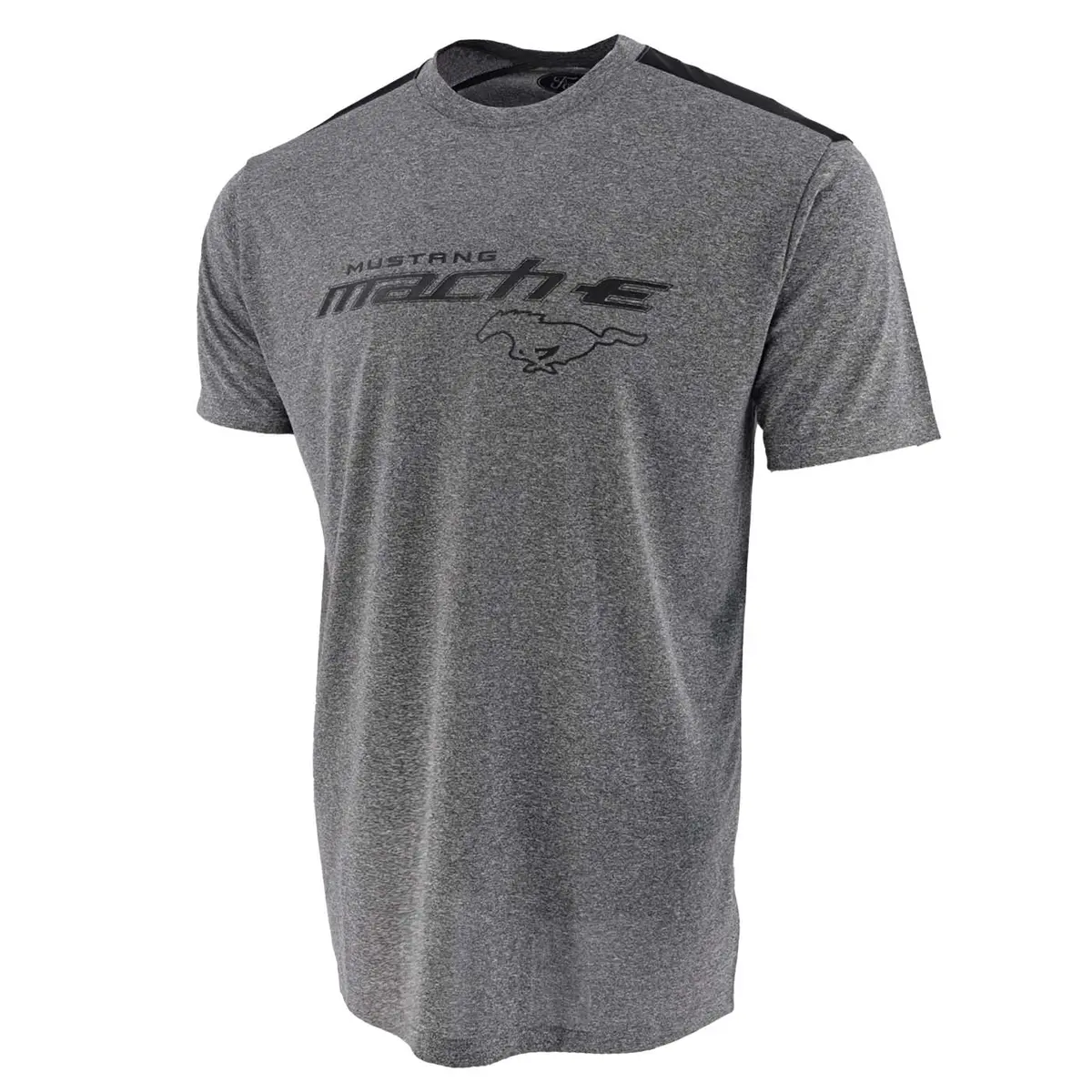 Ford Mustang Mach-E Mens Gray Athletic T-Shirt 1