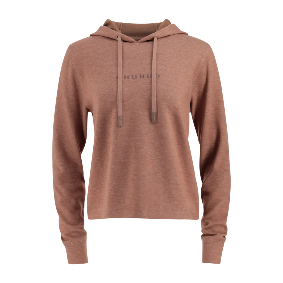 Ford Bronco Burnt Sienna Womens Lightweight Fleece Hoodie 1