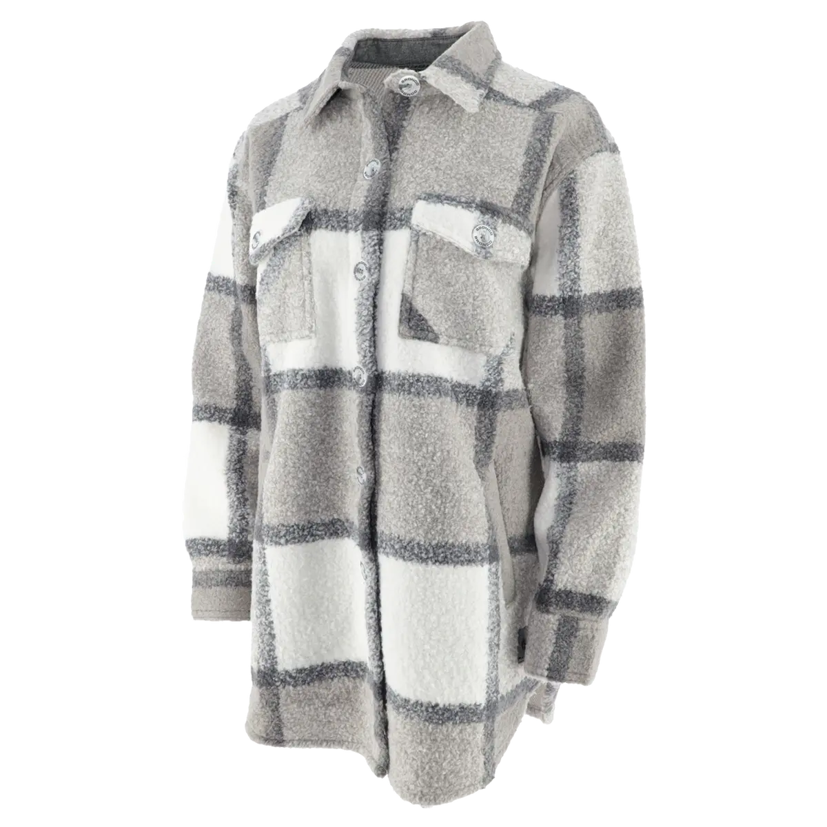 Women's Ford Bronco Plaid Button-Up Shirt Jacket - Image 4