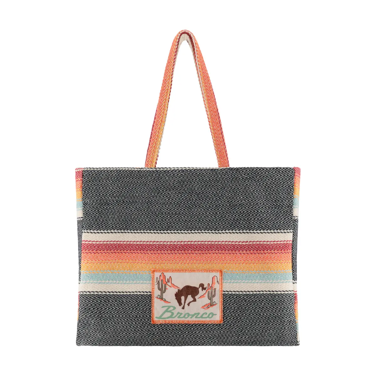 Ford Bronco Baja Multicolor Woven Tote Bag 1