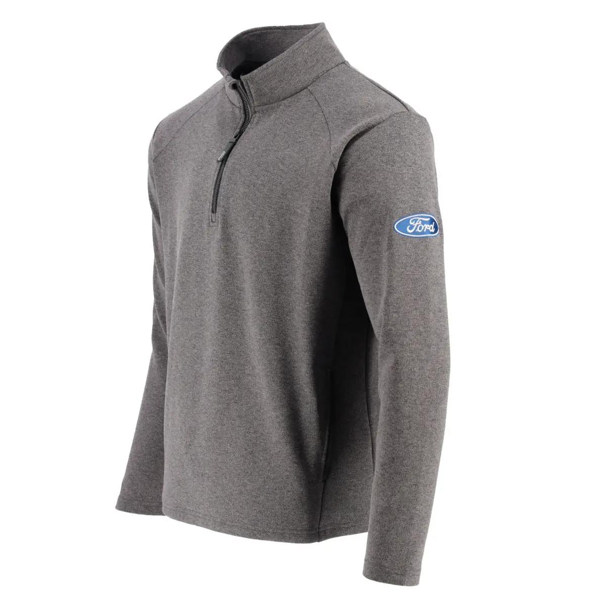 Ford Oval Logo Mens Long Sleeve Quarter Zip Sweatshirt 3