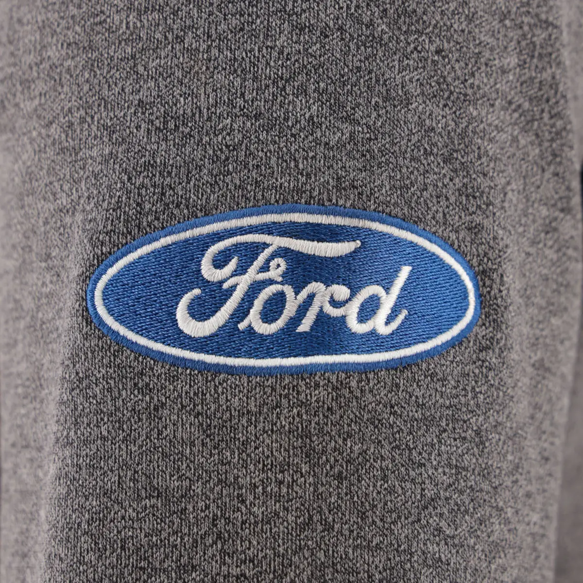 Ford Oval Logo Mens Long Sleeve Quarter Zip Sweatshirt 5