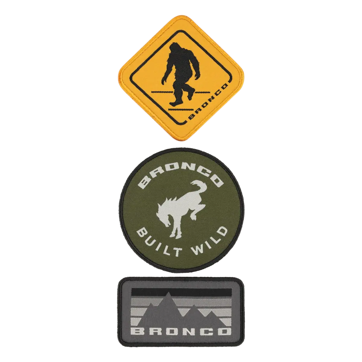 Ford Bronco 3Pc Patch Set 1