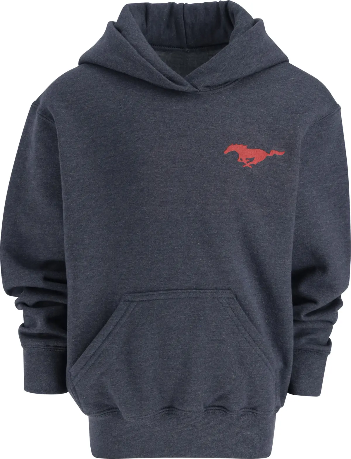 Ford Mustang Graphic Navy Blue Youth Hoodie 1