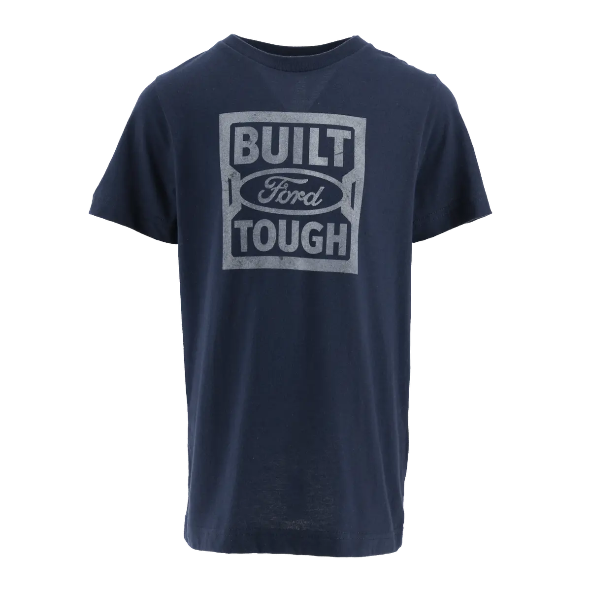 Built Ford Tough Navy Blue Youth Short Sleeve T-Shirt 1