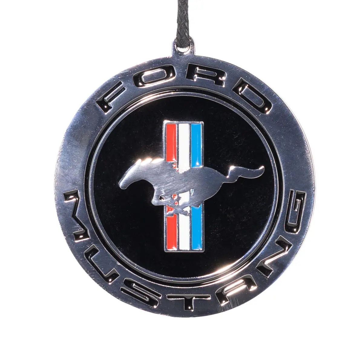 Ford Mustang Tribar Logo Holiday Ornament 1