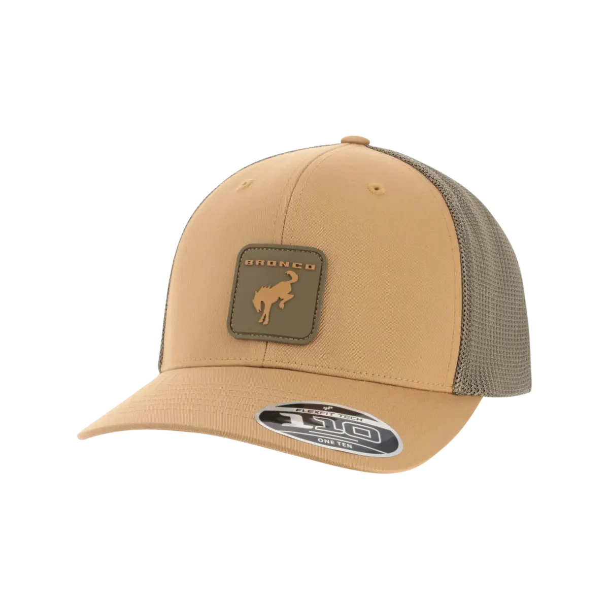 Ford Bronco Patch Tan & Green Snapback Hat 1