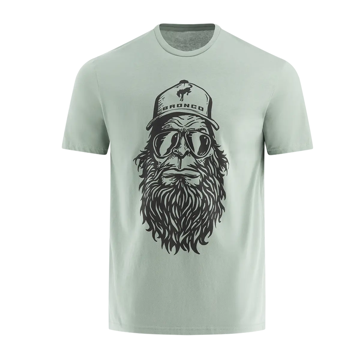 Ford Bronco Sasquatch Mens Light Green Short Sleeve T-Shirt 1