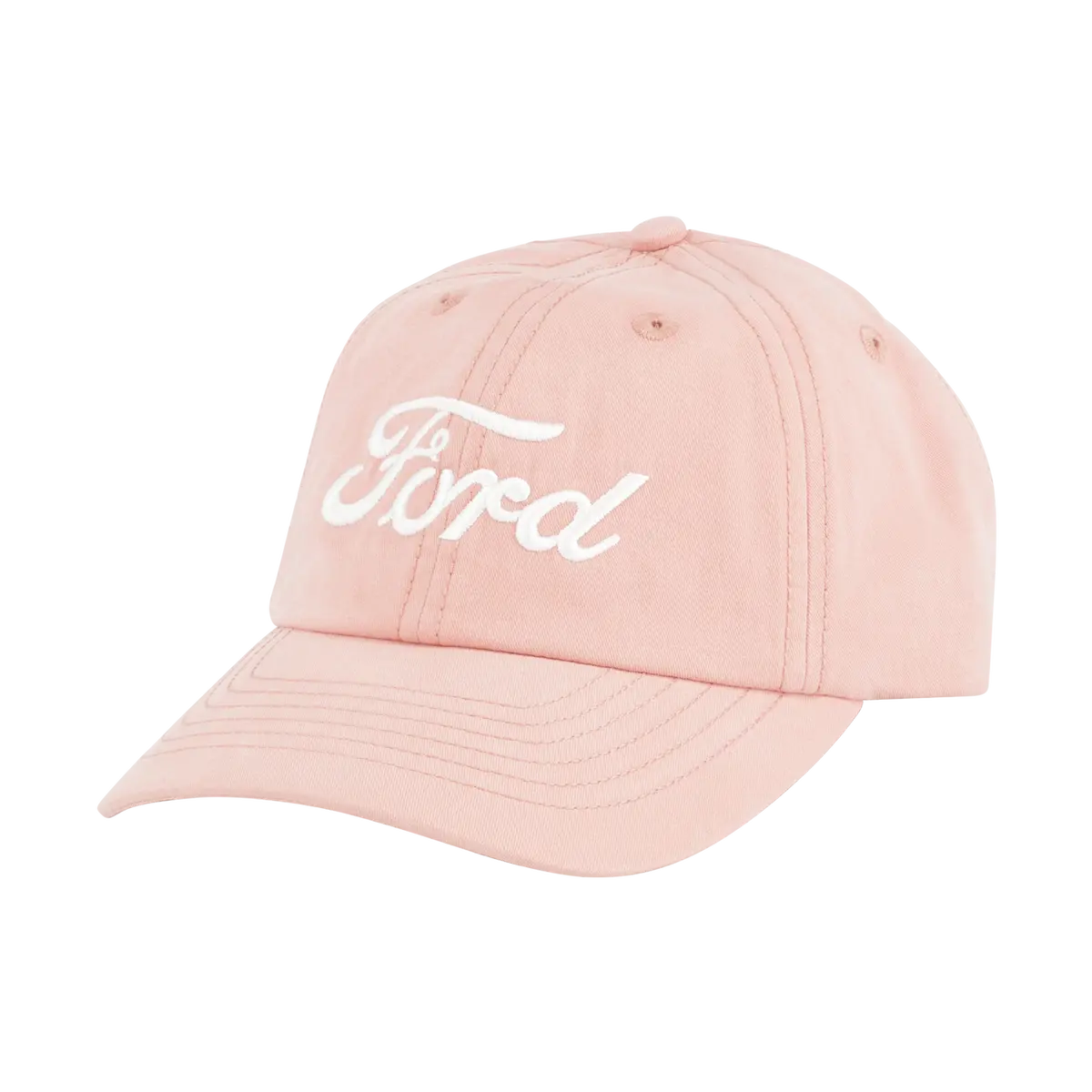 Ford Script Womens Pink Slide Back Hat 1