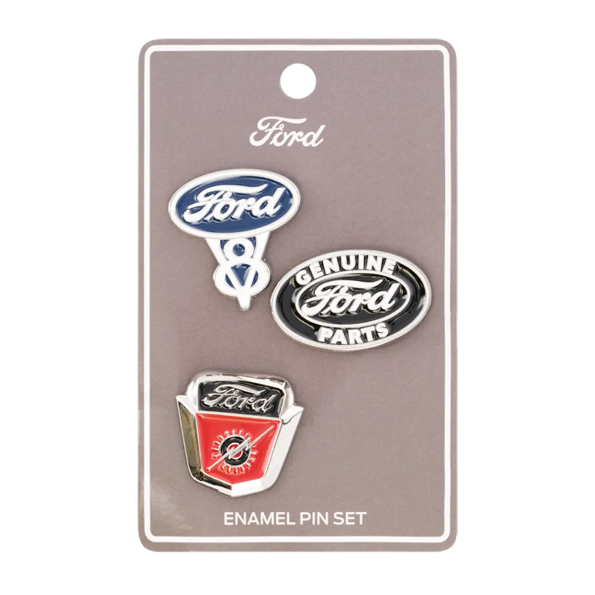Ford Vintage Logo 3Pc Enamel Pin Set 1