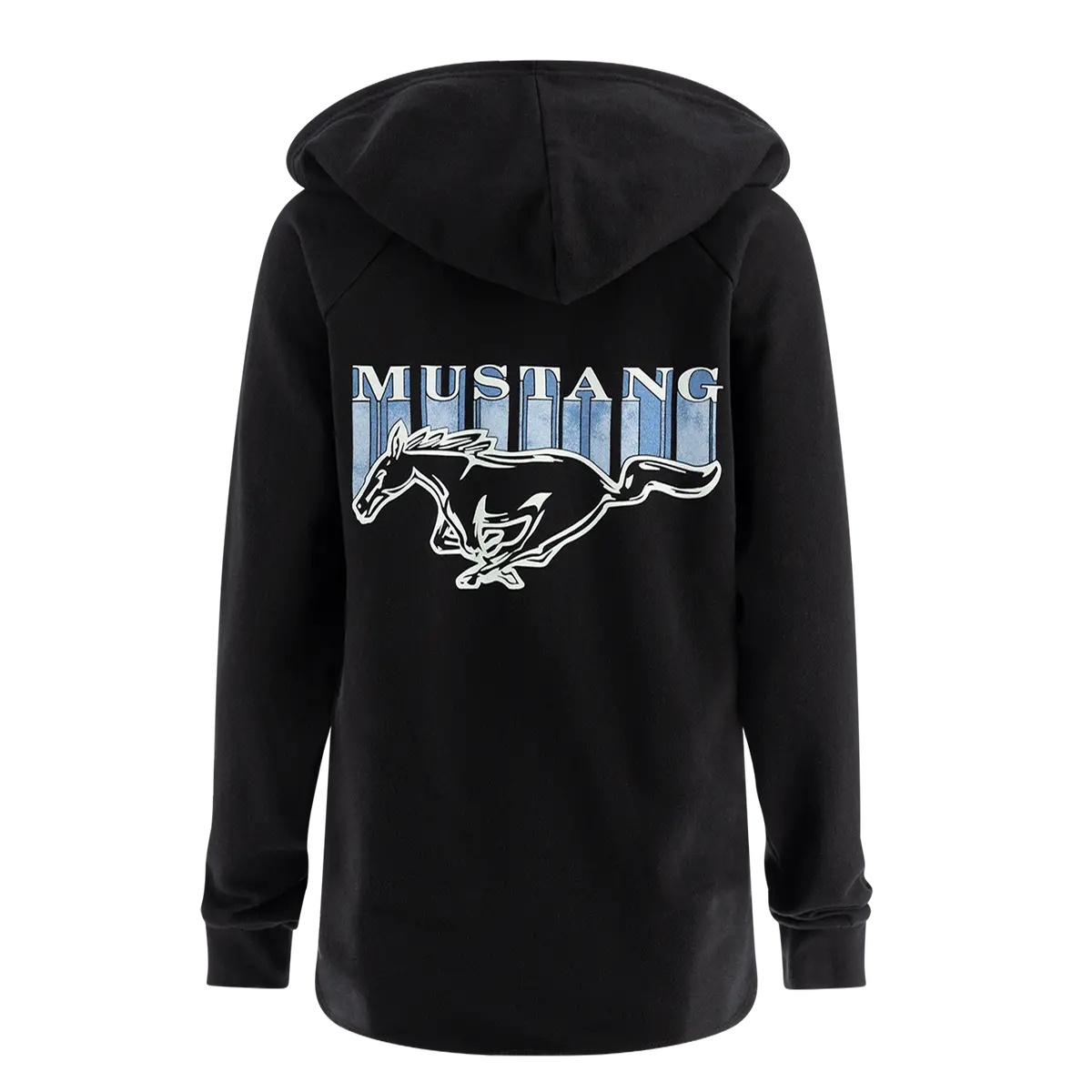 Ford Mustang Womens Pony Logo Graphic Hoodie 1