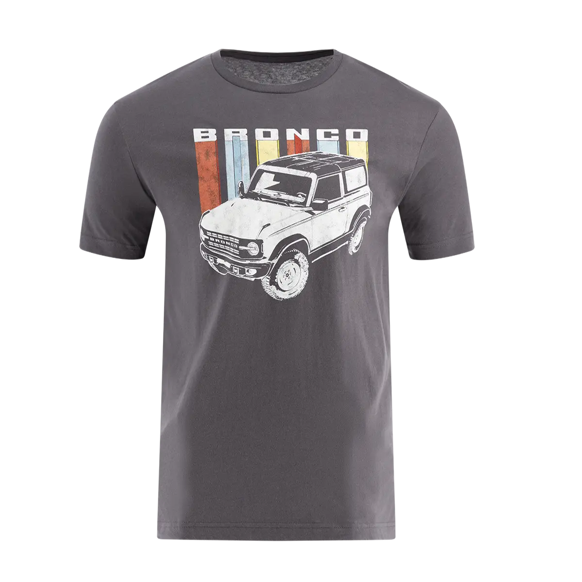 Ford Bronco Mens Retro Primary Color Graphic T-Shirt 1