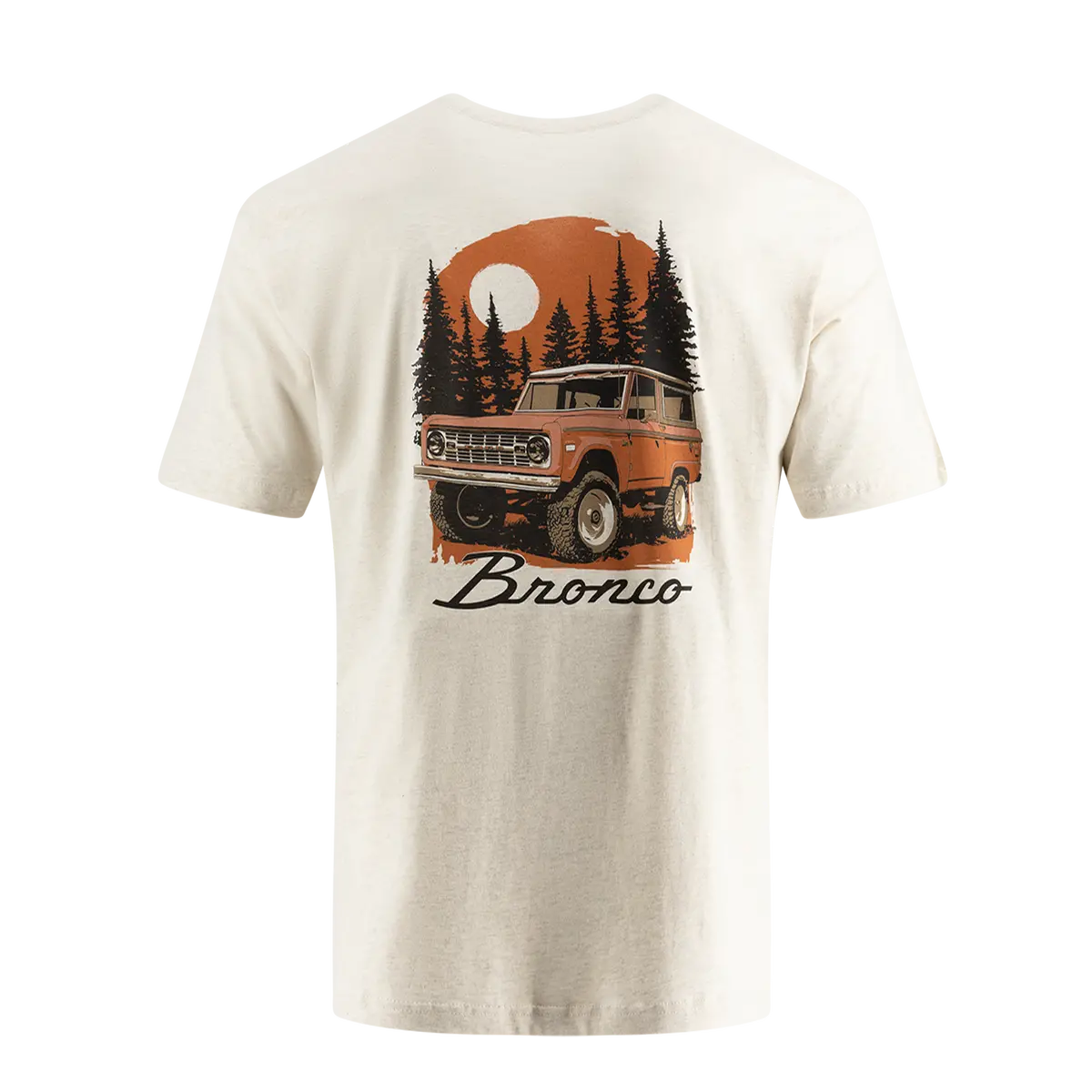 Ford Vintage Bronco Mens Northern Sunset Graphic T-Shirt 1