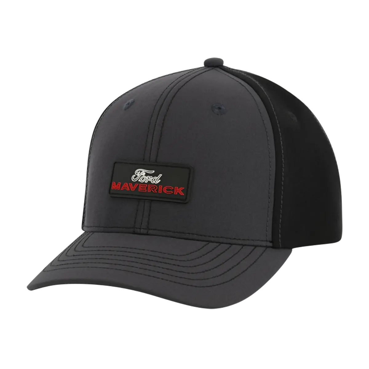 Ford Maverick Silicone Patch Snapback Trucker Hat 1